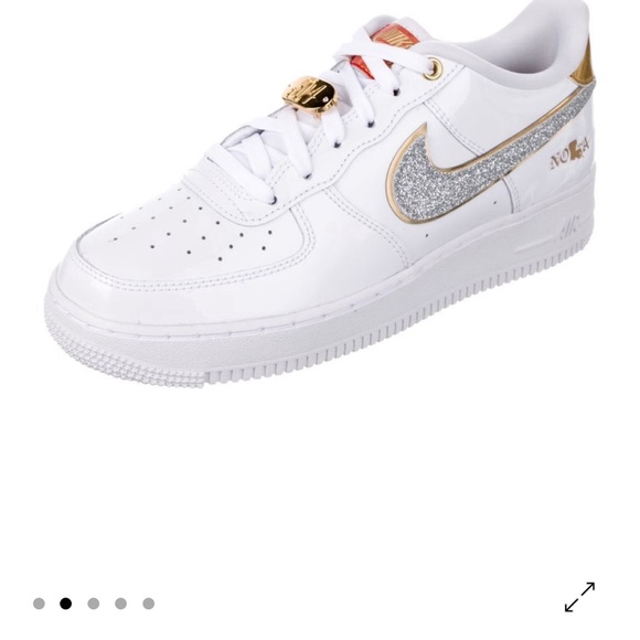 Nike Nola white, silver and a bit of gold. - Picture 3 of 9